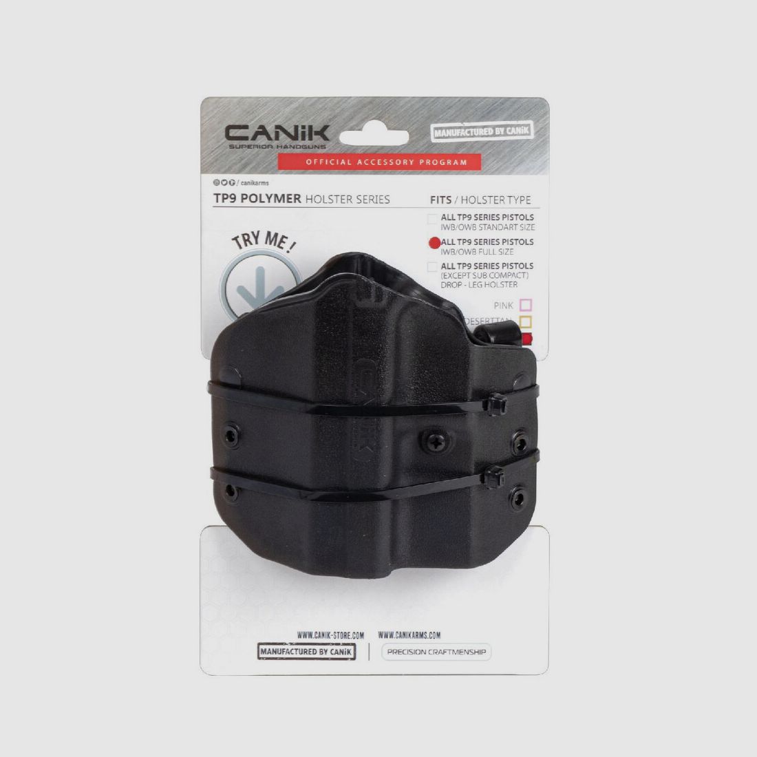 LINKSHÄNDIGES POLYMERHOLSTER FÜR TP9