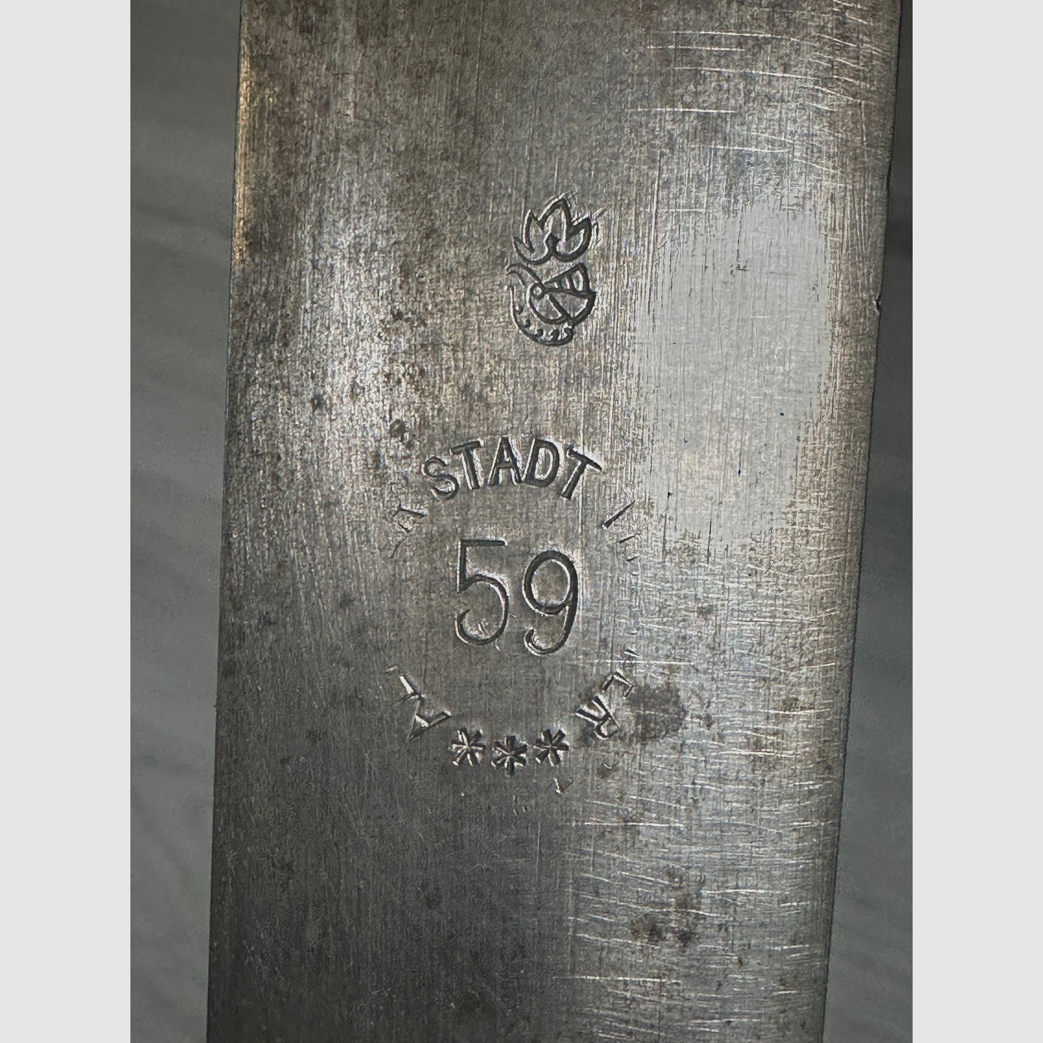 W.K&C (WKC) Kurzschwert Schwert Bronzefarben - "59" - Deko - ca. 1960