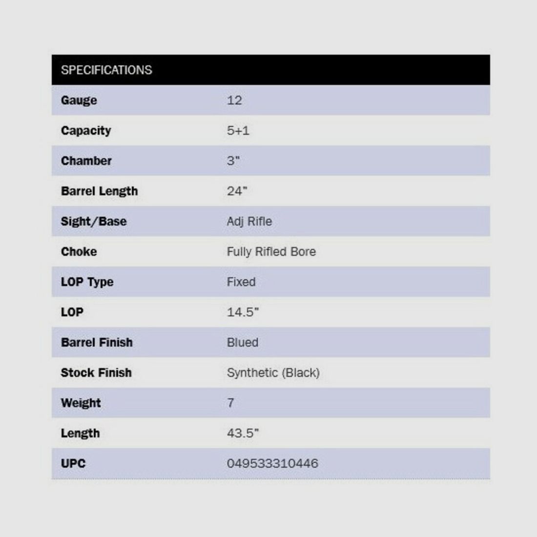 Mossberg Maverick 88 Slug 24" (24 pulgadas) 12/76, imagen 3 de 3