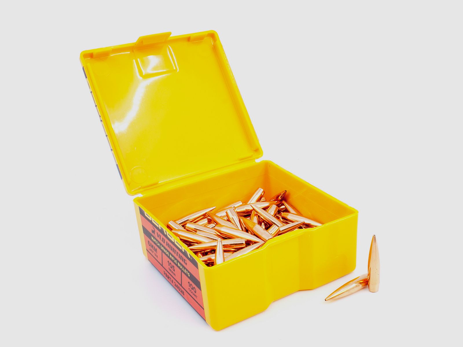 Proiettile Berger 6mm/.243 VLD Hunting 105GR 100 Pezzi