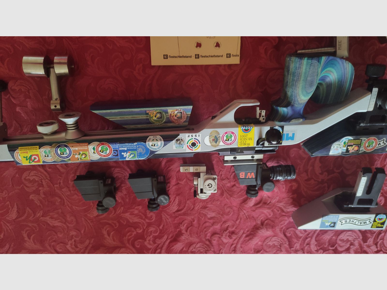 Walther KK 200 Super Match gebraucht mit umfangreichem Zubehör