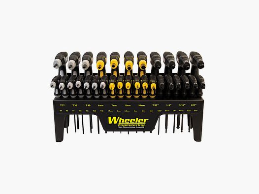 Wheeler 30-teiliges SAE/Metric Sechskant- und Torx P-Griff Set