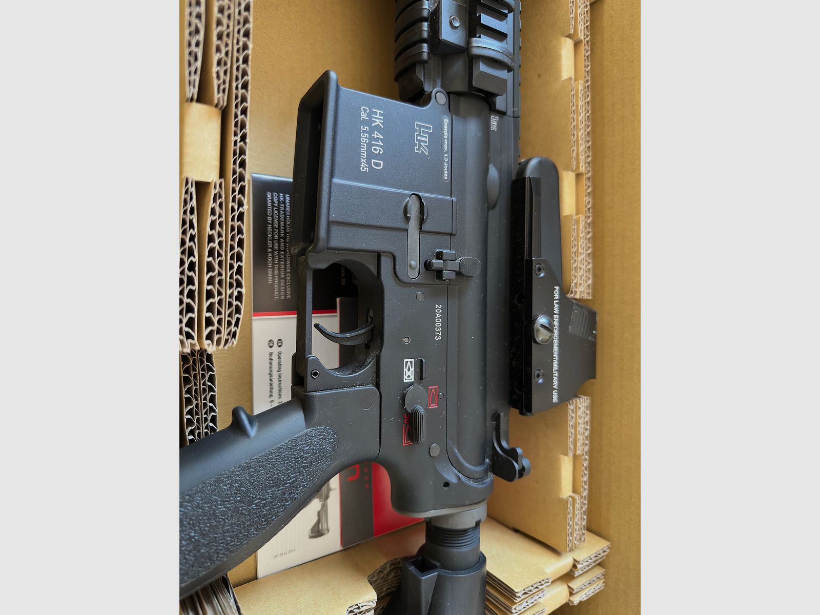 VFC HK416 CQB V2 S-AEG electric Airsoft 6 mm BB + accessories + original packaging