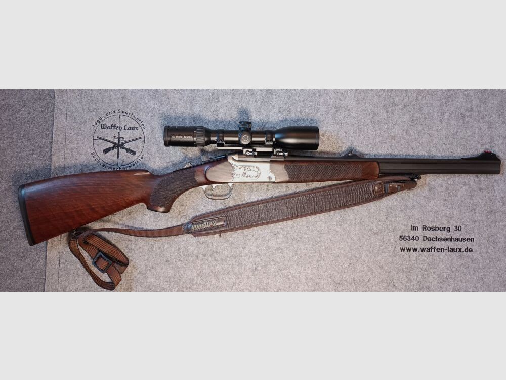 Merkel Suhl B3 Jagd Bockdoppelbüchse mit ZF S&B Zenith 1,5-6x42