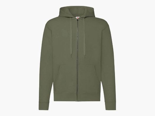 Fruit Of The Loom Fruit of the Loom Kapuzenjacke Classic Hooded oliv
