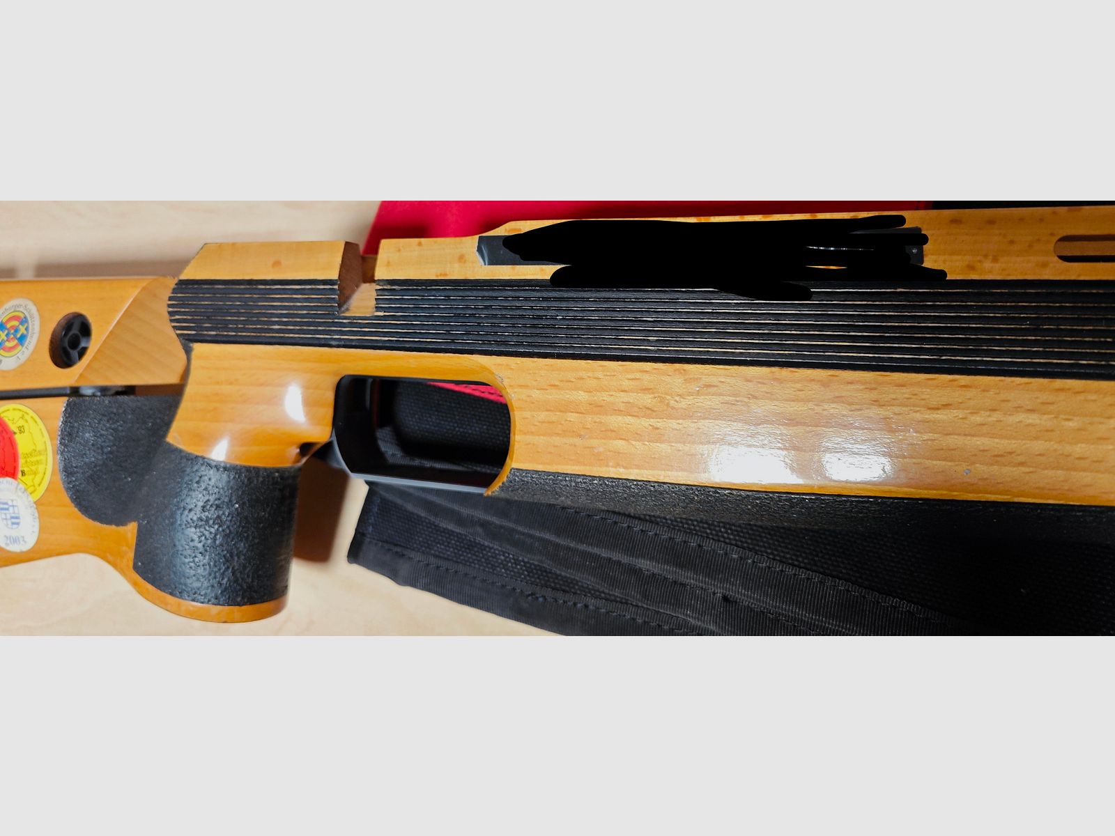 Used stock from an Anschütz 1907