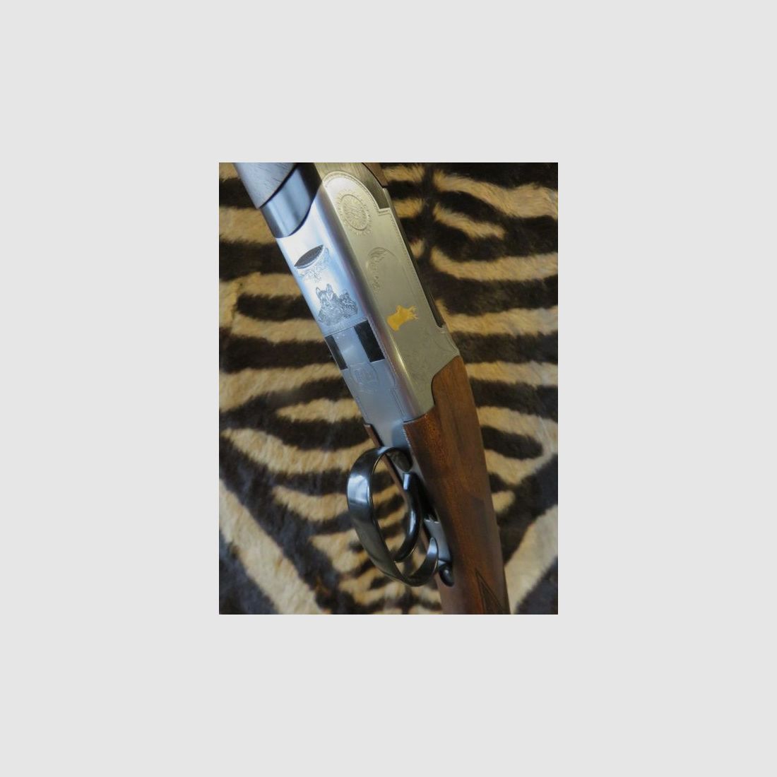 Fucile sovrapposto RENATO BALDI Premier Acier cal. 9.3×62 canne 55cm estrattore, monodetto, immagine 6 di 11