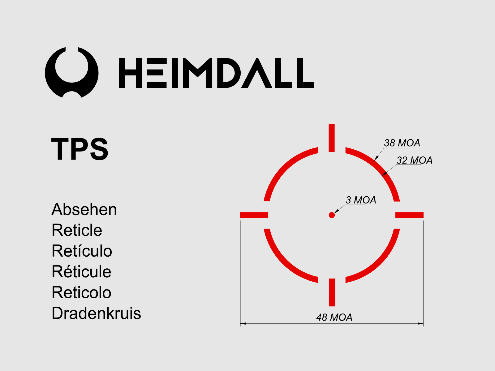 Heimdall TPS – Tactical Pistol Sight | Geschlossenes Rotpunktvisier