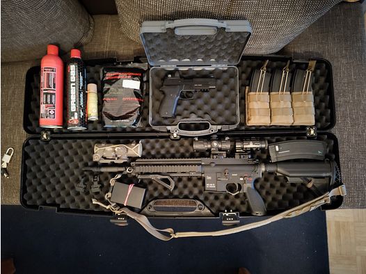 VFC HK416D + Raven Sig Sauer P226