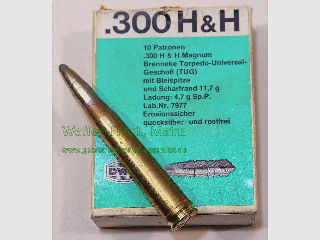 DWM, Karlsruhe Büchsenpatronen .300 H&H Mag