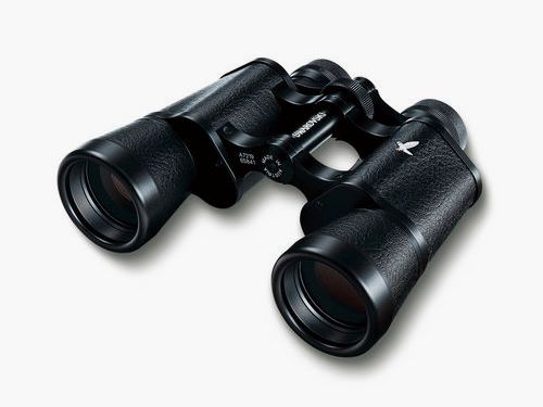 SWAROVSKI binoculars 10x40 WMS HABICHT black leather-covered