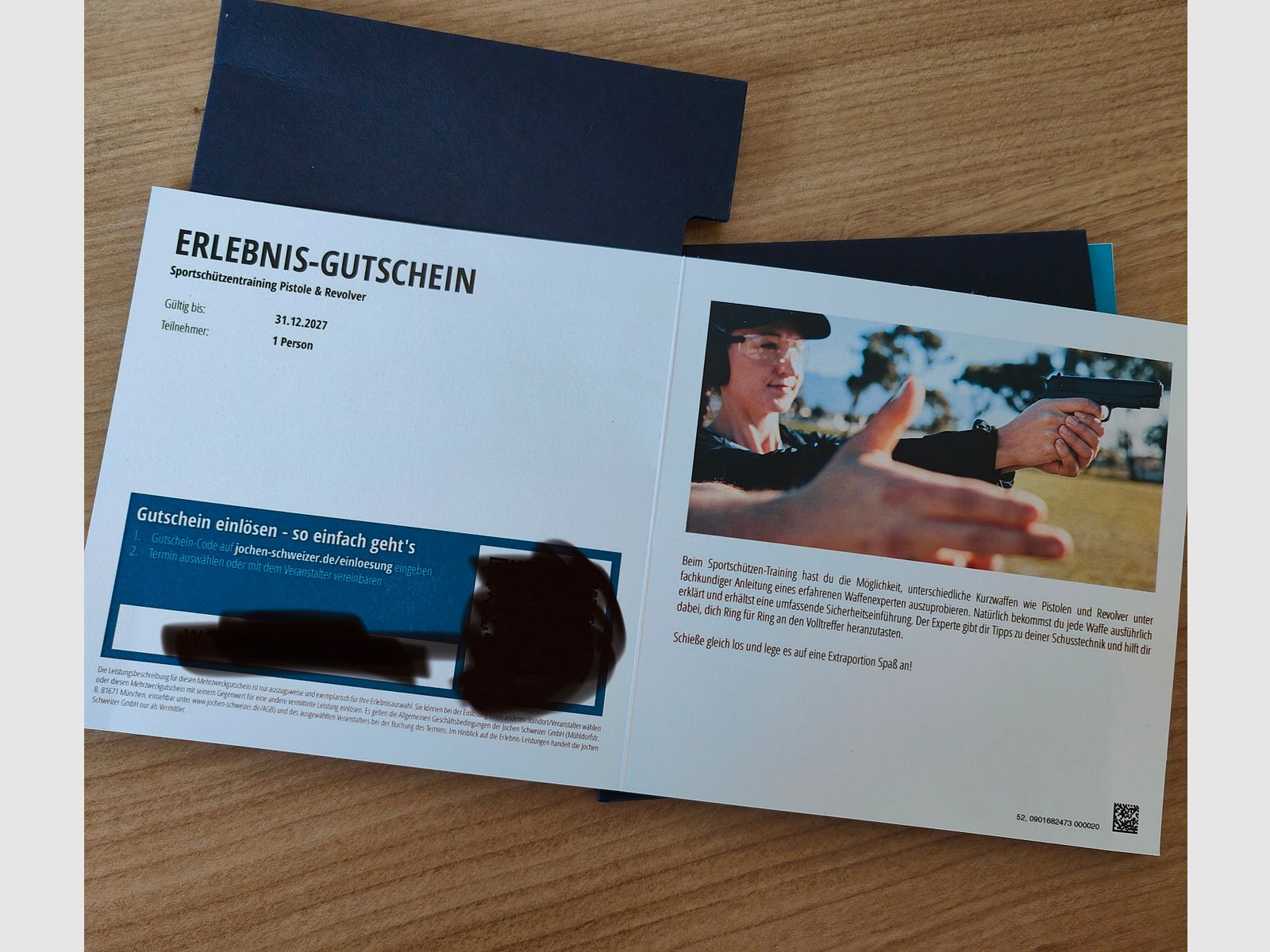 2 x Gutschein Schießstand 