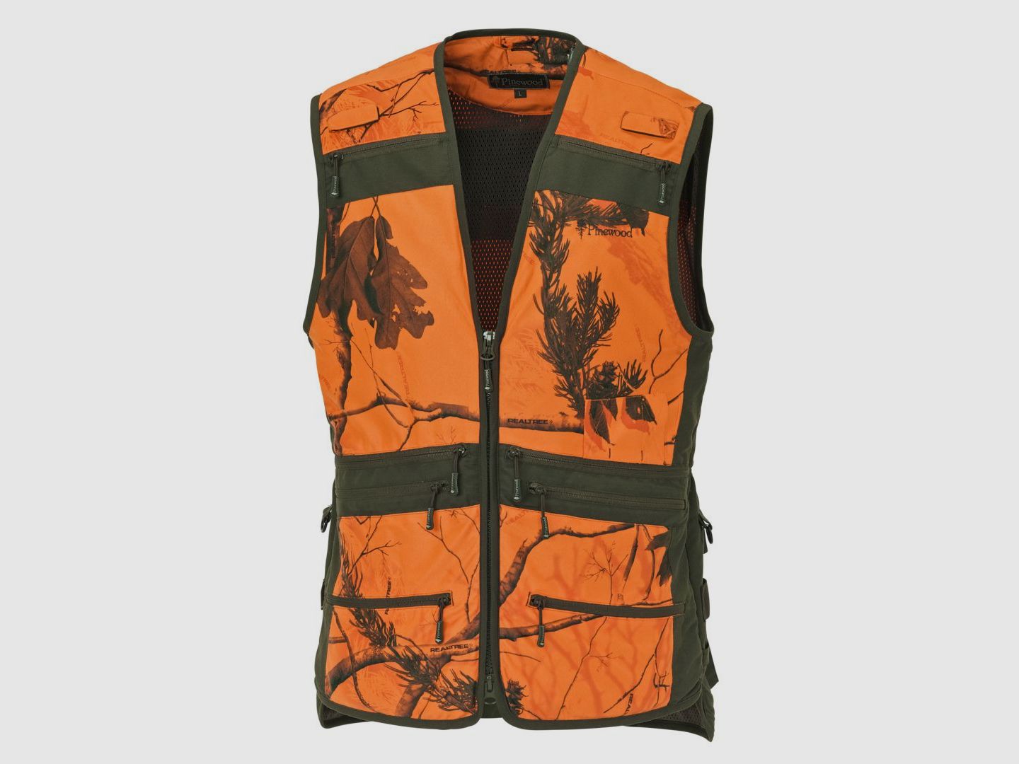 Pinewood hunting vest signal colors size: XS