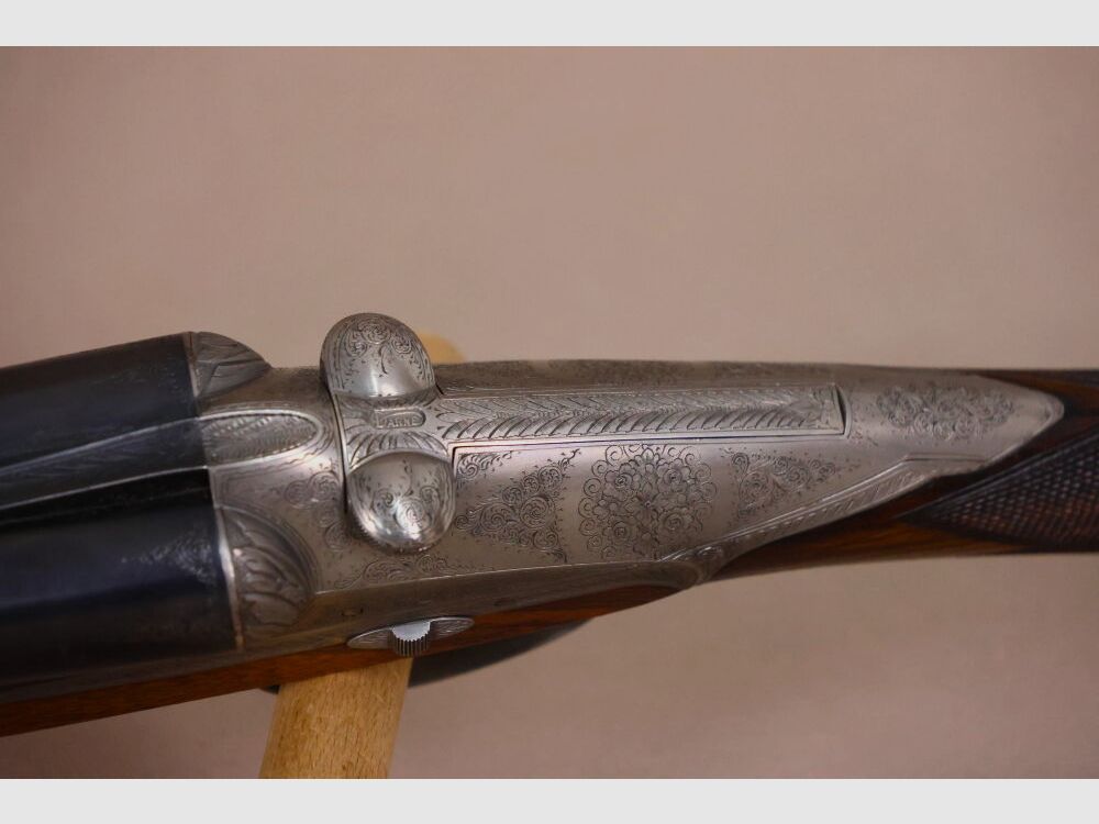 Darné ; St. Etienne Querflinte // tolle Gravur // gebläute Abzüge // honigf. Schaft // TOP