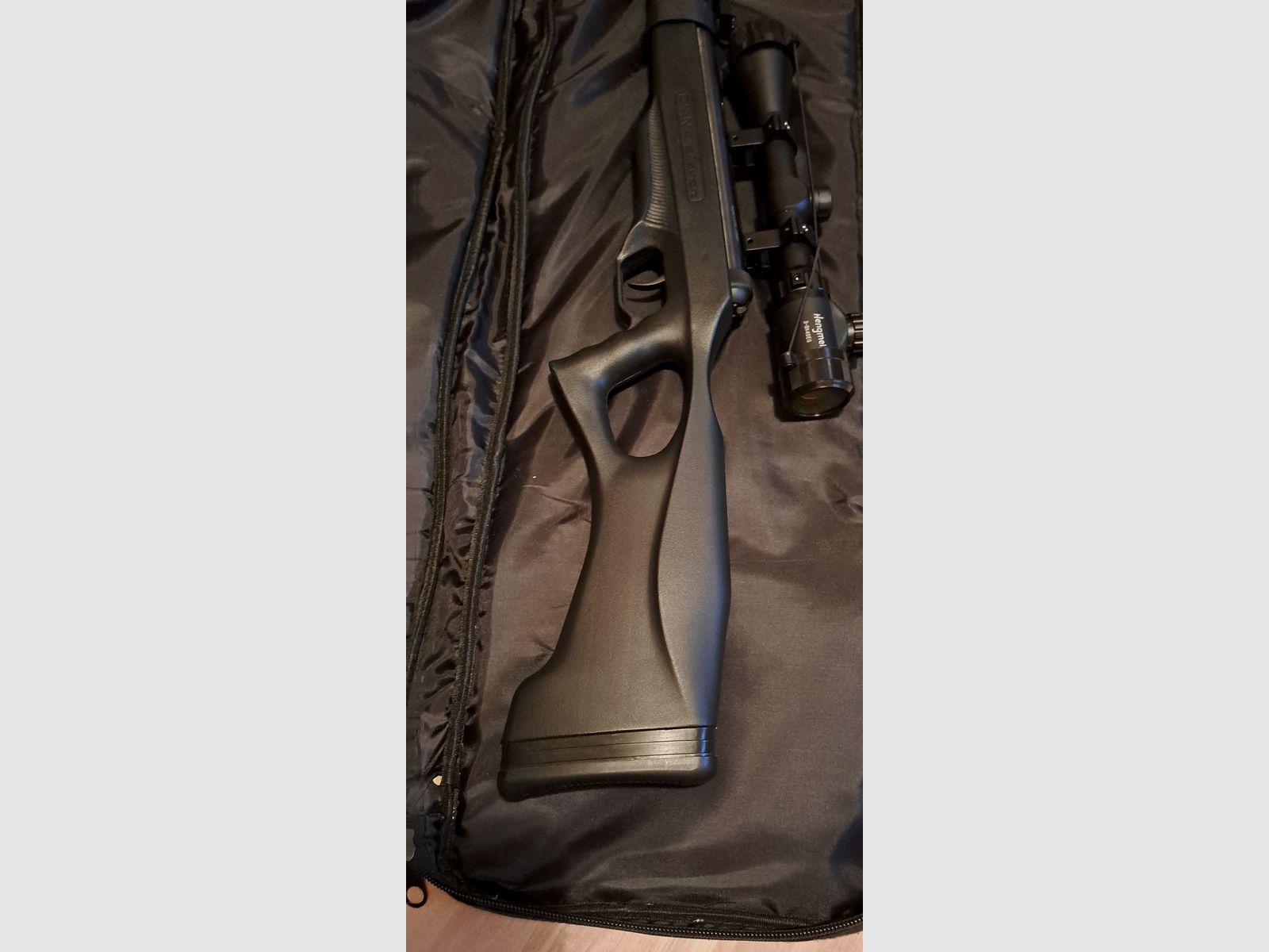 DIANA eleven with scope and very good bag.