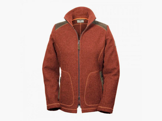 Chaqueta de forro polar Loden "Adele", rojo jaspeado