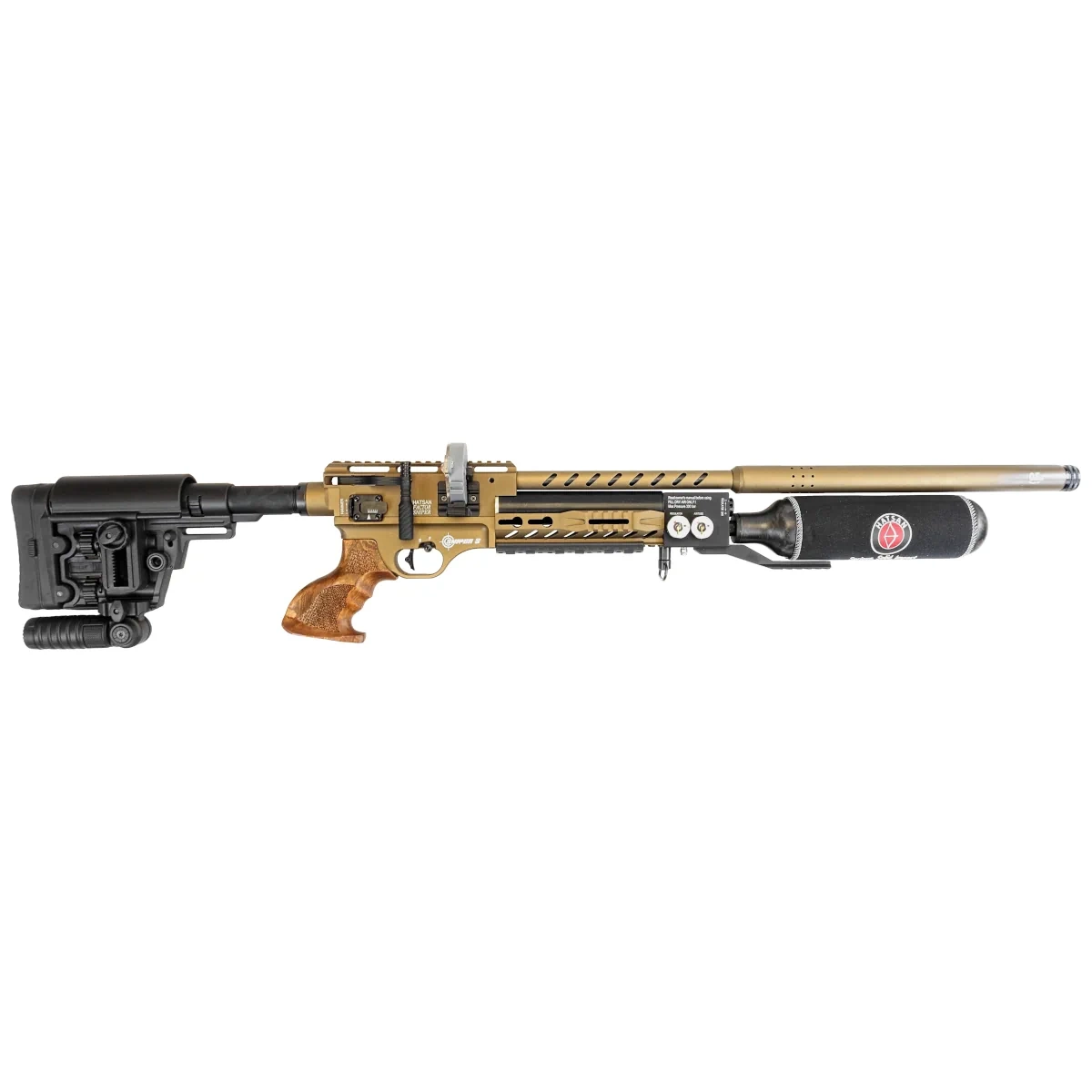 Hatsan Carabina ad aria Factor Sniper S FDE – 5,5mm /.22