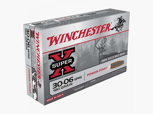Winchester Super-X .30-06 Sprg. 180GR Power Point 20 patronen