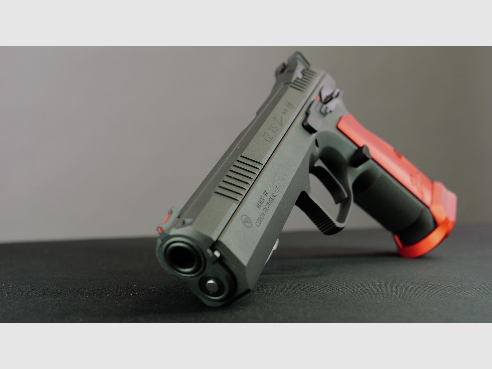 CZ TS2 Cobalt Grey / Red Edition 9x19mm