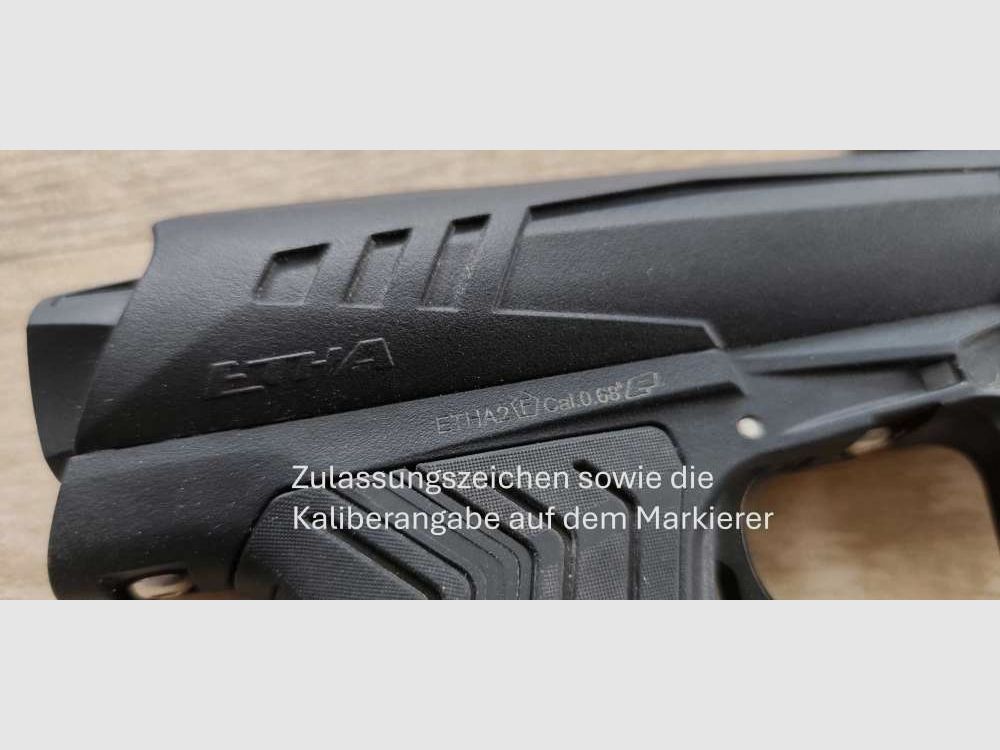 Planet Eclipse Etha 2 Paintball Marker (.68) – Compleet set met koffer & accessoires