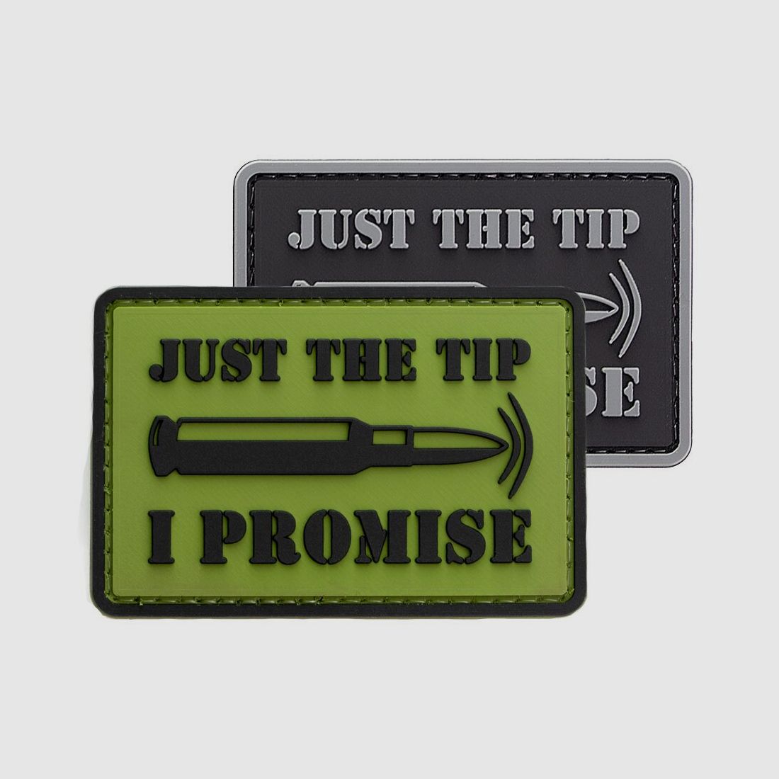 Solo la punta parche de PVC