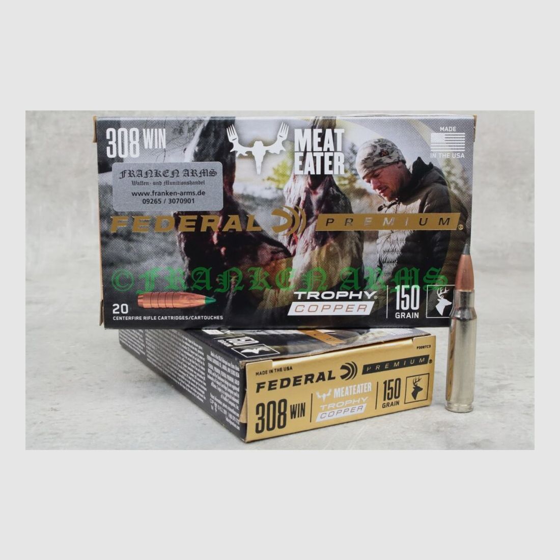 Federal Premium .308 Win. Trophy Copper 150gr. 9.7g 20 pieces tiered price