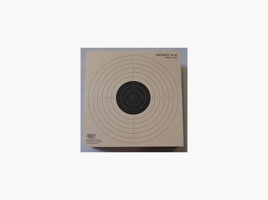Cibles 17x17 pistolet 10m (x200)