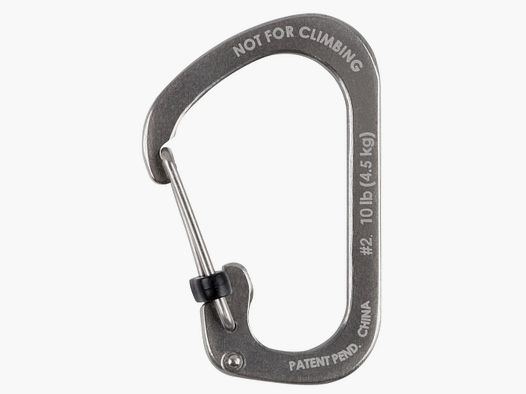 Nite Ize Nite Ize Karabiner SlideLock Gr. 3 Edelstahl silberfarben