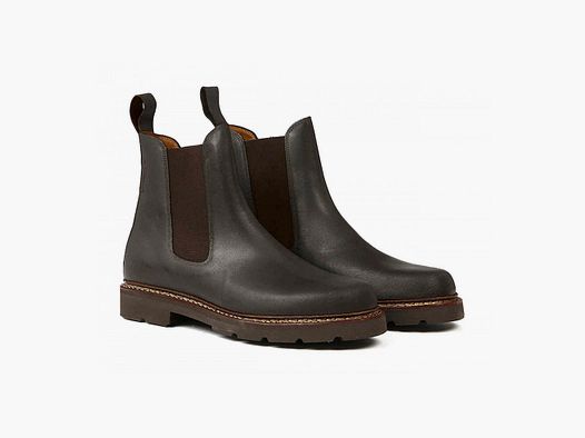 Leder Schuhe QUERCY - Dunkelbraun