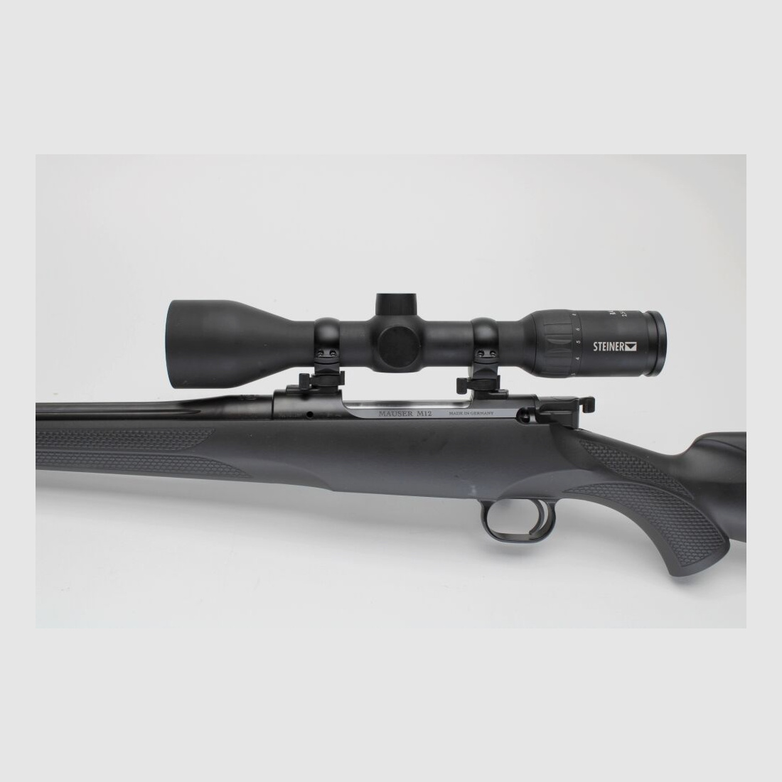Rep. Büchse Mauser M12 Black Impact Handspanner mit Steiner 2,5-10x50 .308Win