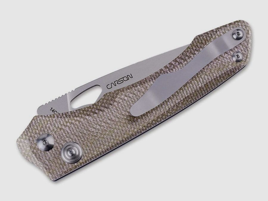 Real Steel Griffin Pro Micarta Green Stonewash Coltello da tasca