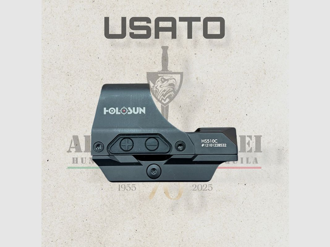 USED – RED DOT – HOLOSUN – HS510C 2MOA, image 1 of 7