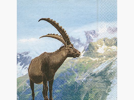 Servietten Steinbock - 20 stk