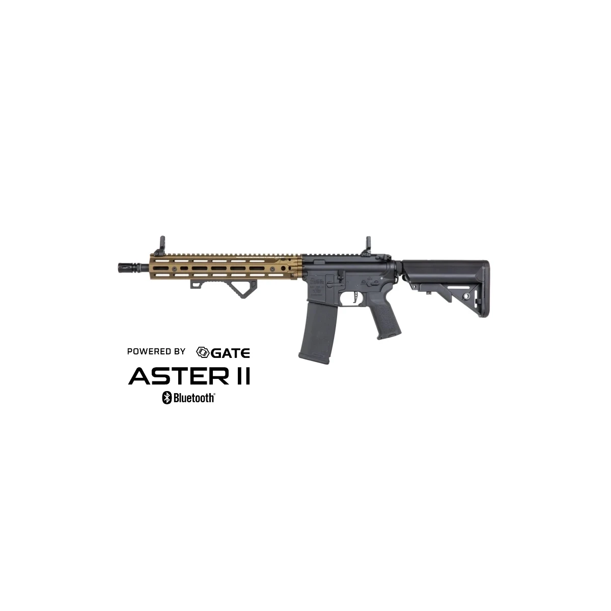 SA Daniel Defense® MK18 RIII M-LOK 14.5" (SA-P28 RIS III PRIME™ Aster II ETU BLDC™) Fusil Airsoft Libre à partir de 18 ans – Chaos Bronze -F-