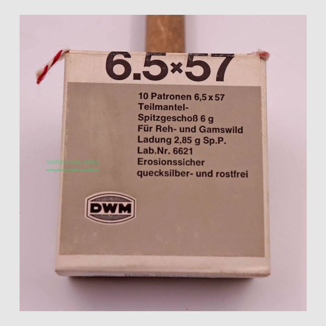 DWM, Berlin Büchsenpatronen 6,5x57