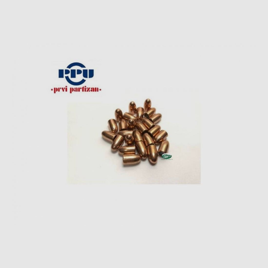 PPU PRVI PARTIZAN Geschosse Kal.9 (.3545) FMJ 124gr. 100Stk.B033