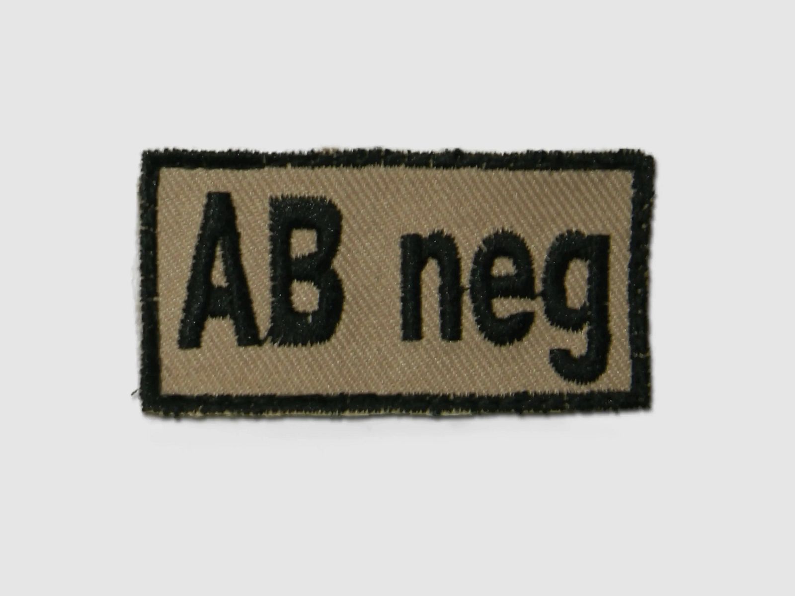 ASMC ASMC Odznaka Bloodpatch AB neg Velcro - Oliwkowy