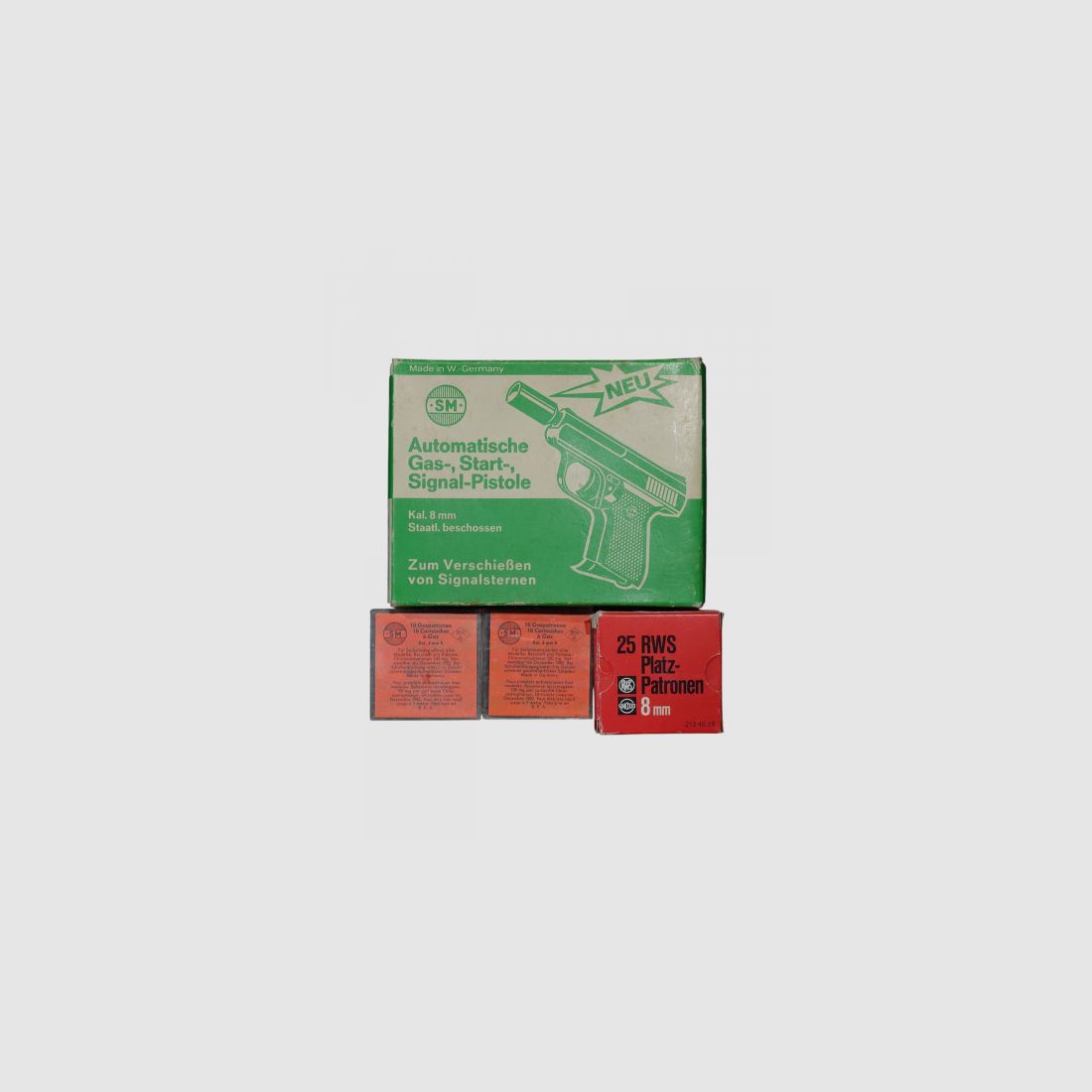 Rhöner Sportwaffen GMBH 8mm SM Mod 15 mit 7er Magazin Schreckschuss Pistole