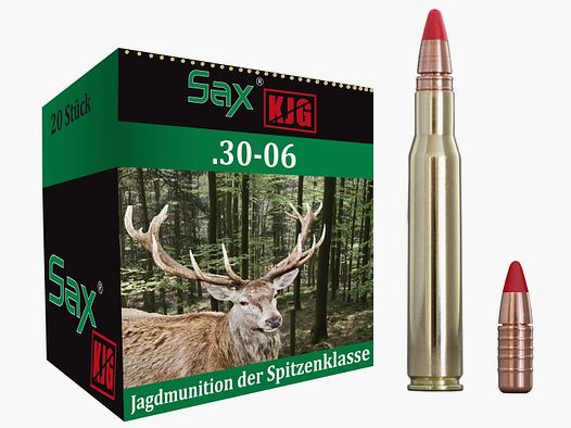 Sax Büchsenpatronen KJG-SR .30-06 Spr. 124 grains