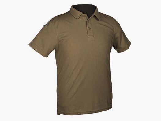 TACTICAL QUICK DRY POLOSHIRT 1/2 ARM - OLIV