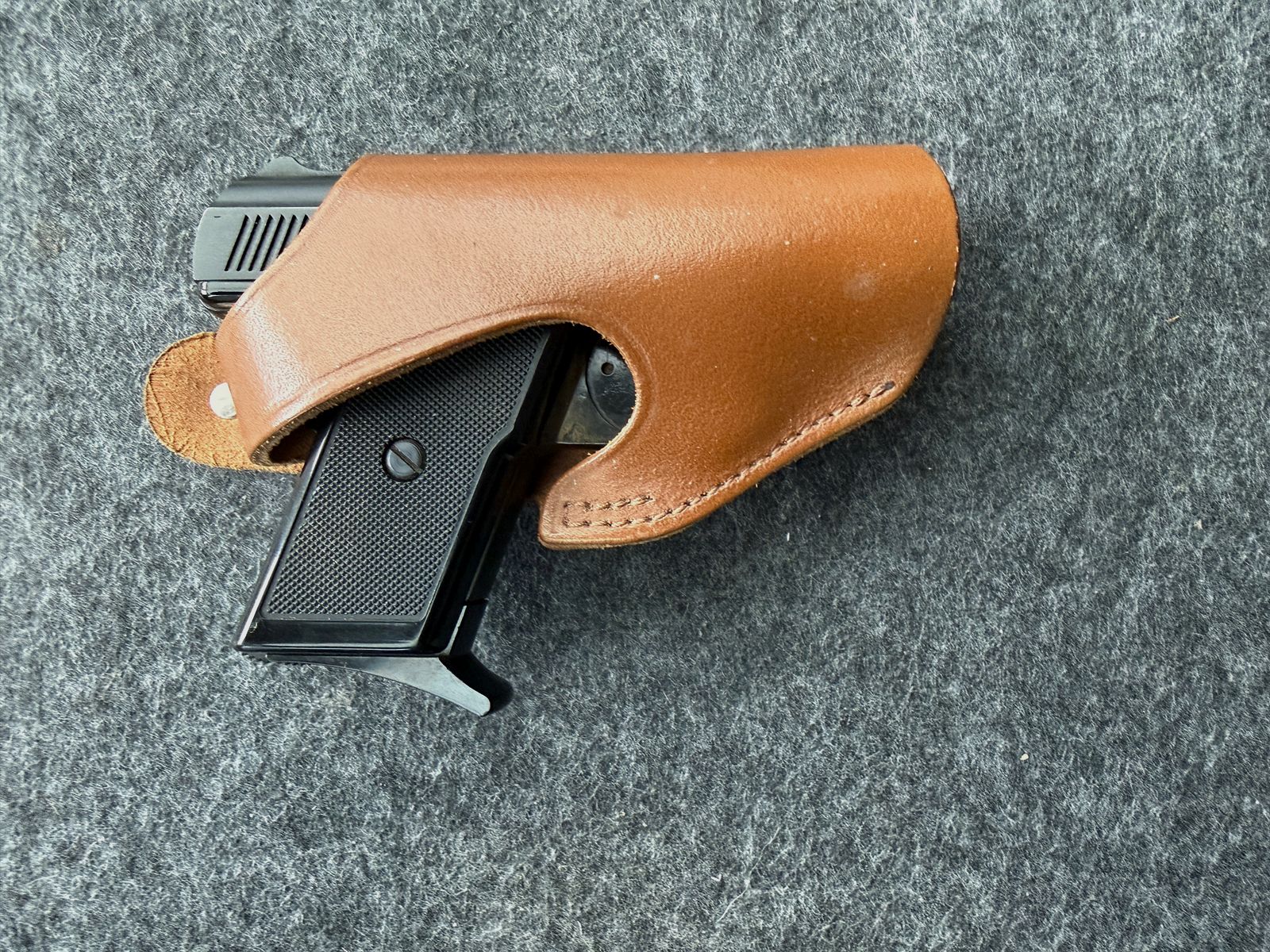 Reck Perfecta FBI 8000, PTB-Nummer 387/2 aus dem Jahr 1994 mit Original-Karton, Anleitung, Rechnung und Holster