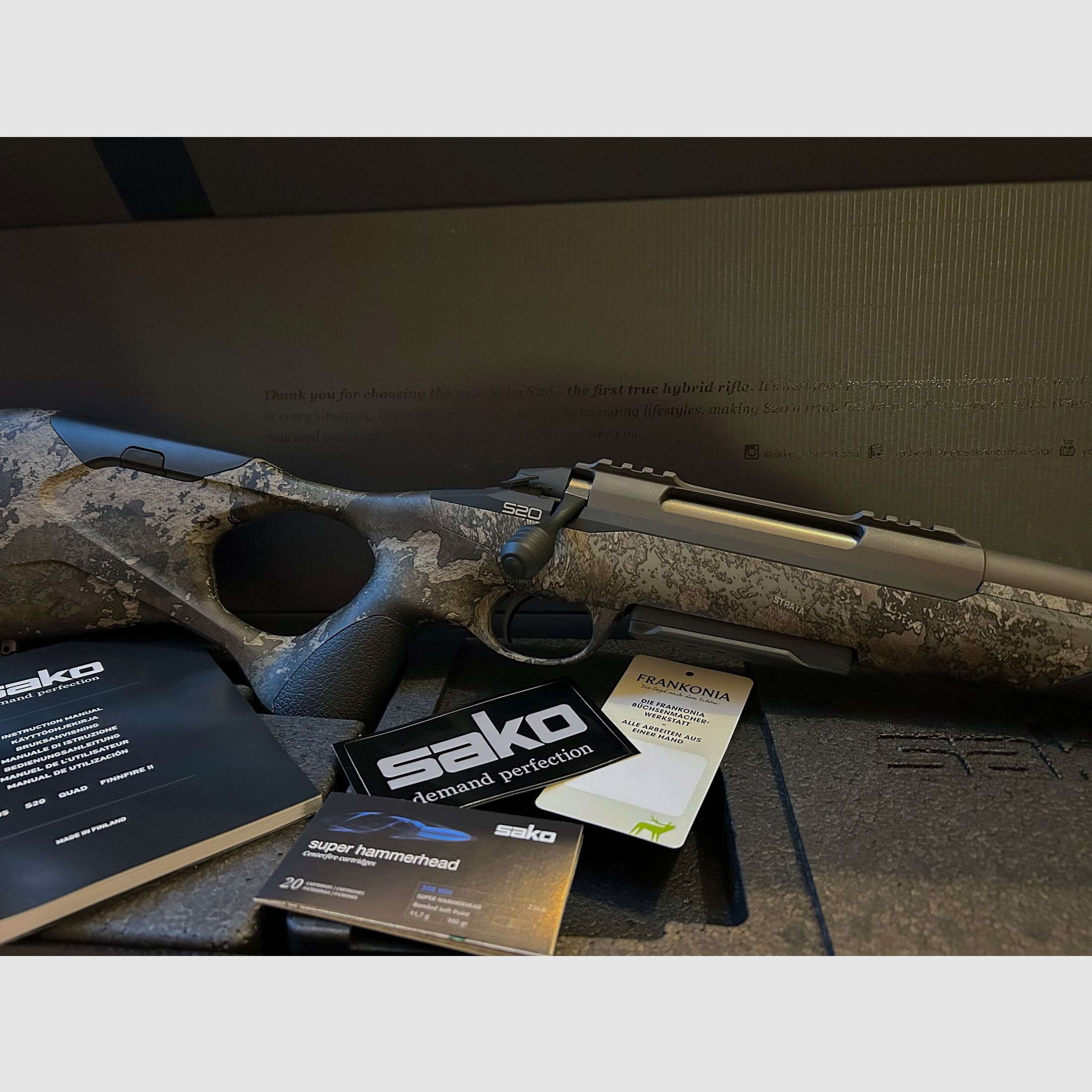 Sako S20 Hunter Cerakote True Timber Strata LL 51cm Camo 6,5 Creedmoor *NEU* 6.5 CM
