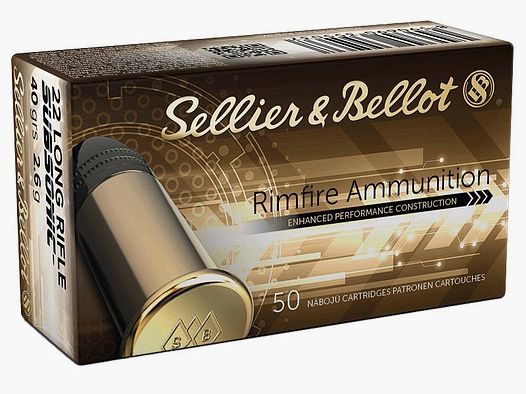 S&B Patronen - Kal. 22LR LRN Subsonic