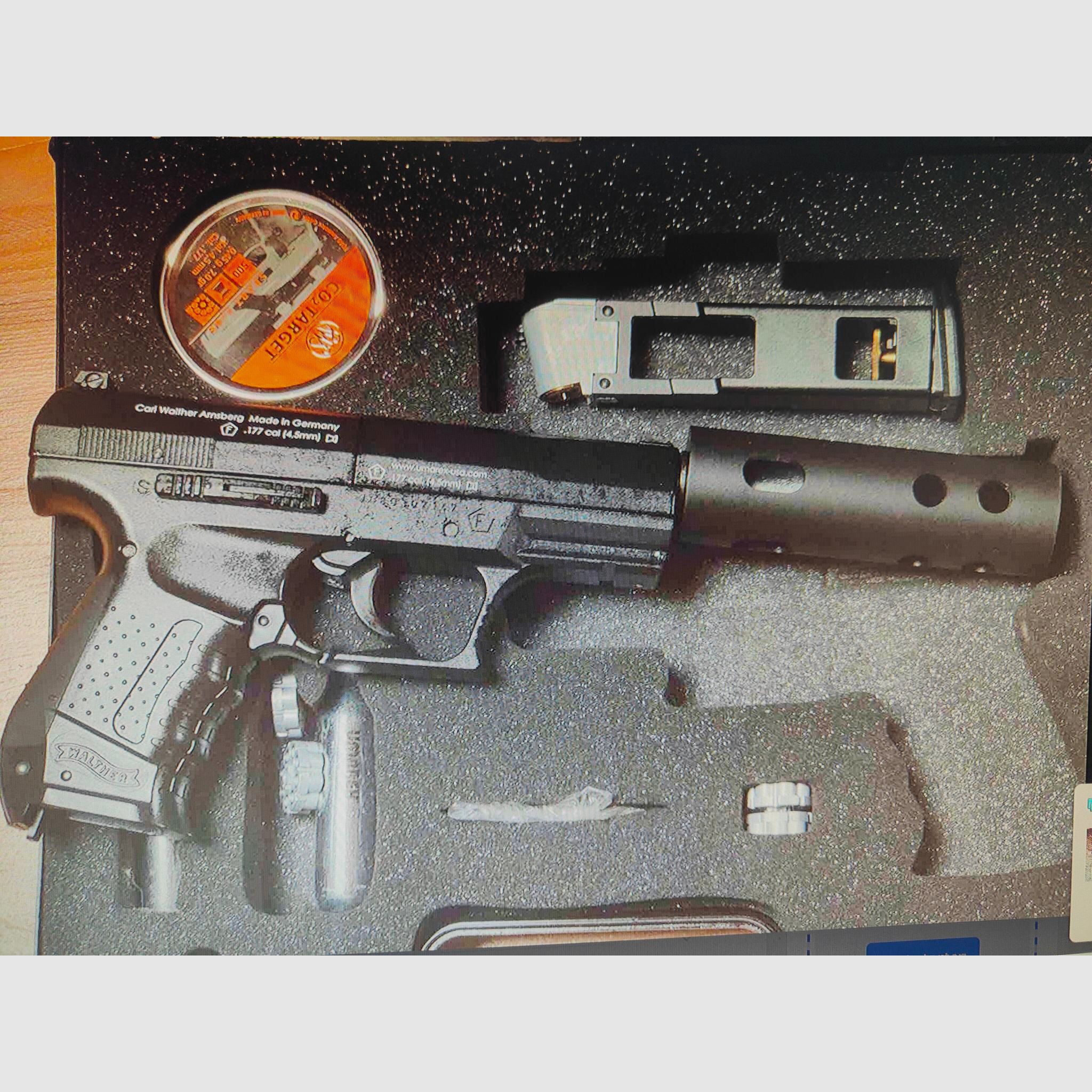 Walther NightHawk 4,5 mm (.177) Diabolo, CO₂, < 3,5 J