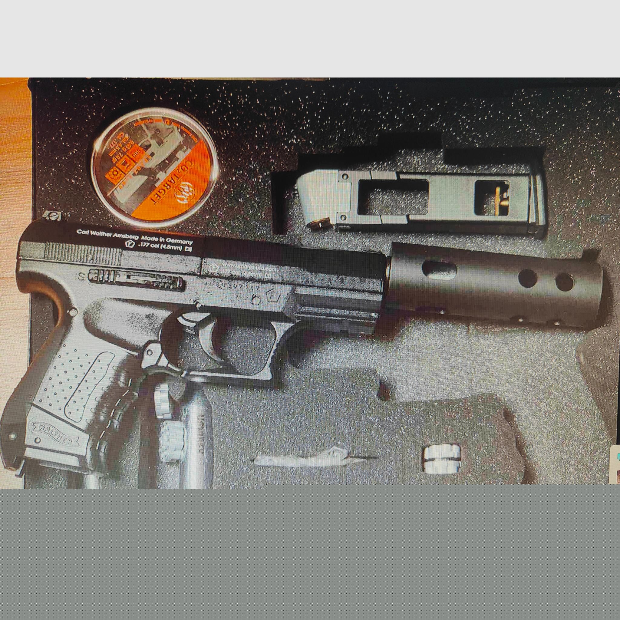 Walther NightHawk 4,5 mm (.177) Diabolo, CO₂, < 3,5 J