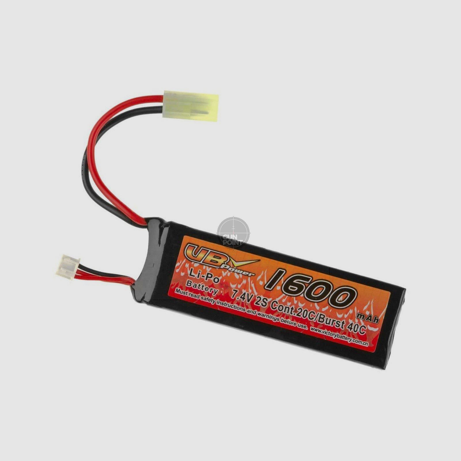 VB Power Lipo 7.4V 1600mAh 20C Mini Type