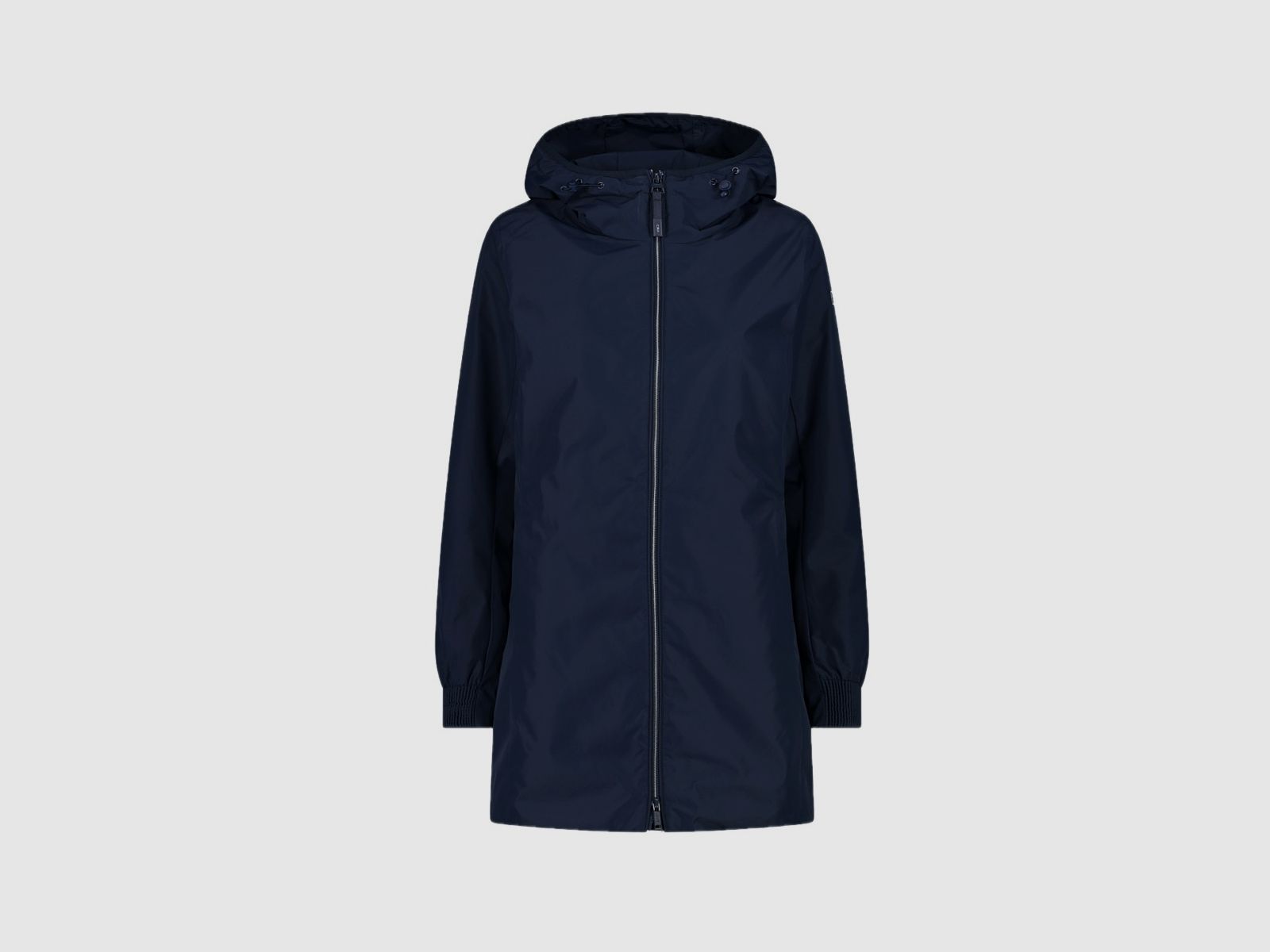 CMP Damesjacke met vaste capuchon van polypongee Blauw
