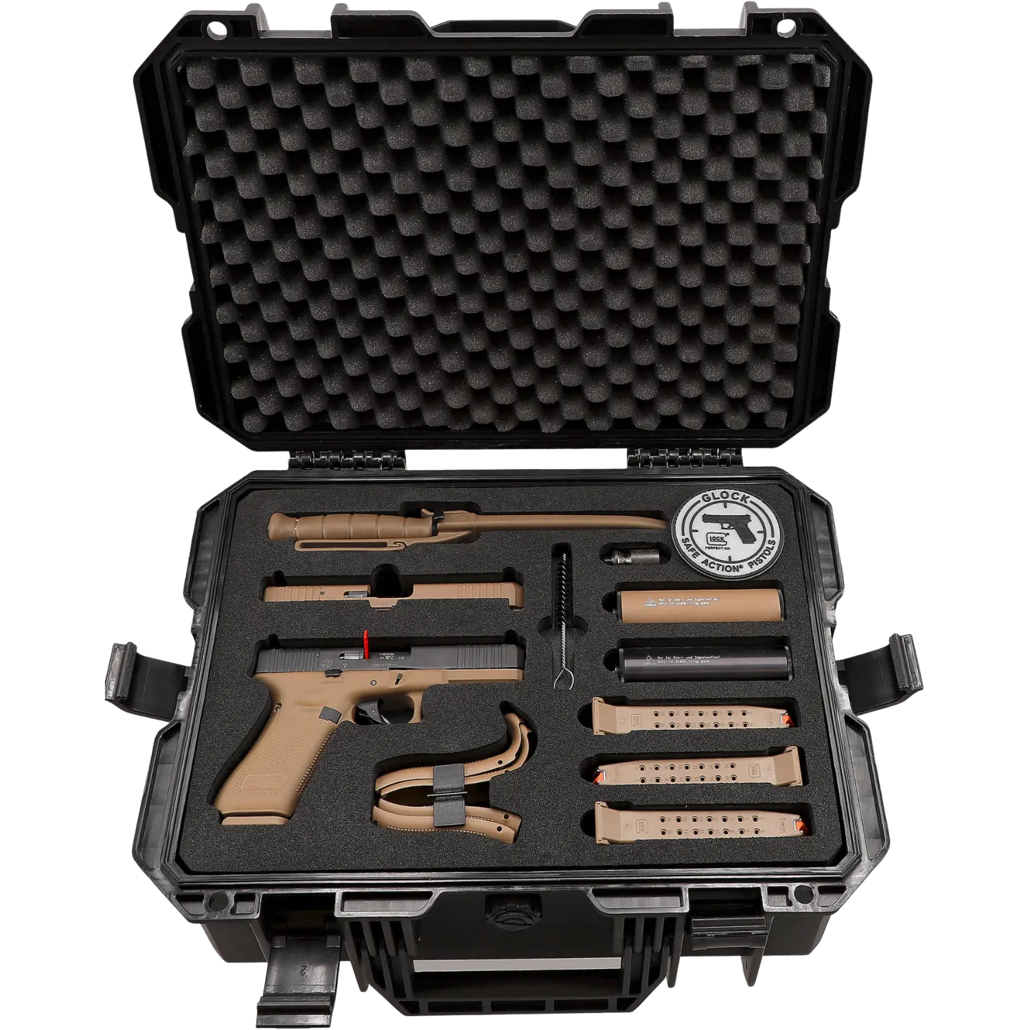 GLOCK 17 Gen5 SV 9mm P.A.K Double Set Coyote-Black