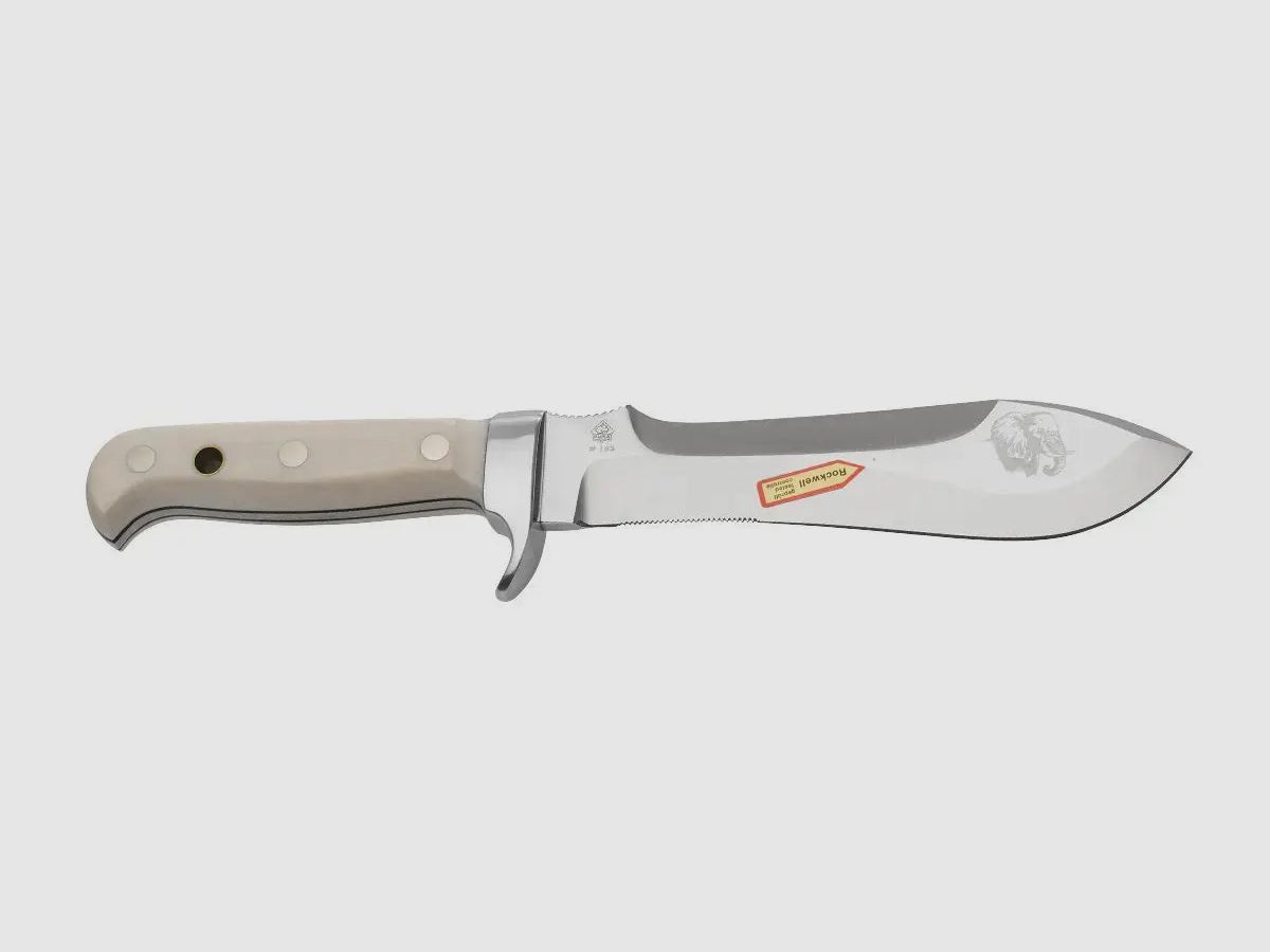 PUMA white hunter, elefante con caja de regalo de madera