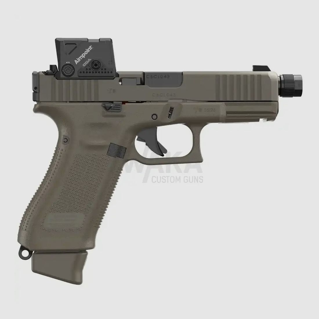 Pistolet Glock 45 MOS/FS/GL A-CUT™ Hunter Combo